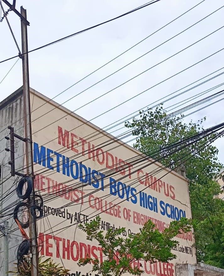 Methodist Boys High School, Abids, Hyderabad logo