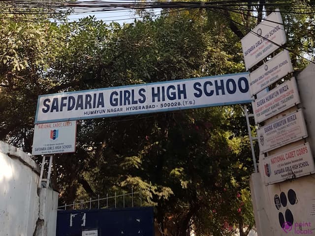 Best Schools in hyderabad , Safdaria girls School , 10-3-72, Humayun Nagar Rd, Royal Colony, Humayun Nagar, Hyderabad, Telangana 500028