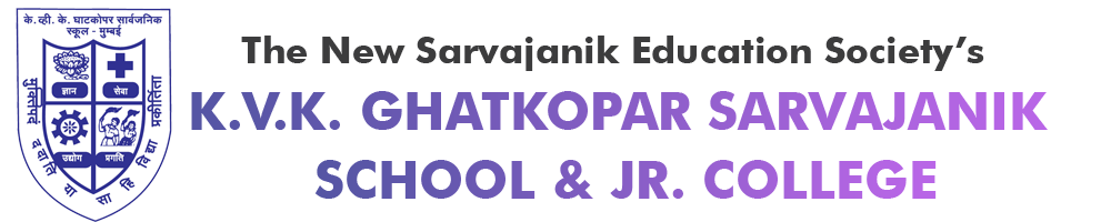 KVK Ghatkopar Sarvajanik School, Indira Nagar, Ghatkopar West, Mumbai School Logo